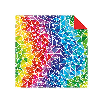 Origami Paper 100 Sheets Rainbow Patterns 6" (15 cm): Tuttle Origami Paper: Double-Sided Origami Sheets Printed with 8 Different Patterns (Instructions for 7 Projects Included) - WoodArtSupply