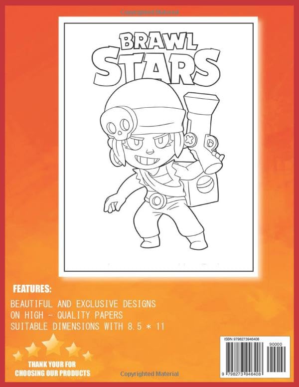 Brawl Coloring Book: Relax, Boost Mood, and Have Fun with an Amazing Stars Collection of Pictures Majosta