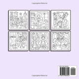 Cozy Moments: Adult Coloring Book with Cozy and Comfy Designs of Girls, Boys, Friends, and Family Moments for Relaxation and Stress Relief WoodArtSupply