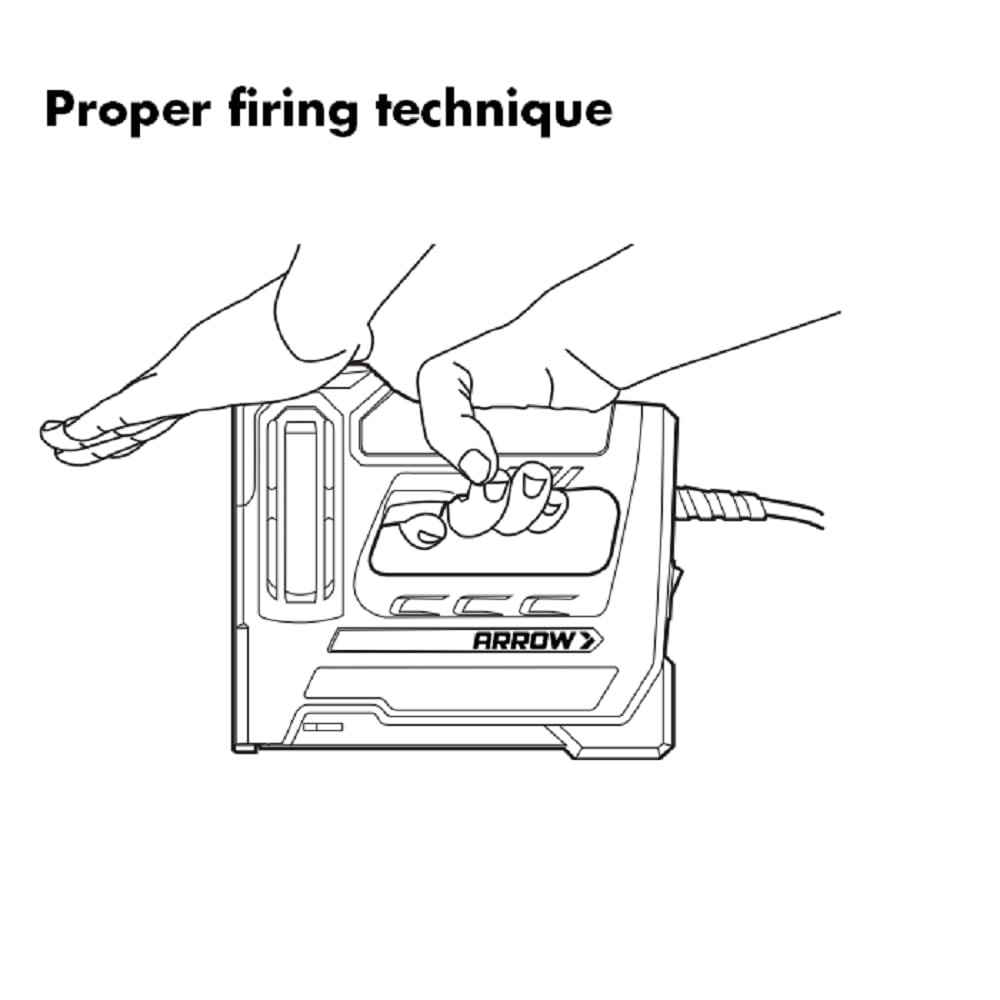Arrow ET501F Corded 5-in-1 Professional Electric Staple and Nail Gun, Wire Stapler, and Brad Nailer for Upholstery, Framing, Insulation, Crafts, Fencing, and Cable, Black/Red Arrow