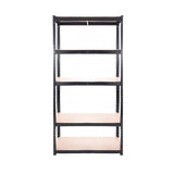 Panana 5 Tier Racking Shelf Garage 70.8x35.4x15.7 inch Shelving Storage Shelves Unit 1.8M Higher Utility Rack Shelf Organizer for Workshop/Commercial/Industrial/Kitchen (Black, 180X90X40CM) Panana