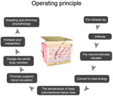 Sleeves Design Far-Infrared Sauna Blanket Fast Heating with Digital Control, Intelligent Remote Control 110V Pain Relief Detox Sauna Bed JKIUI