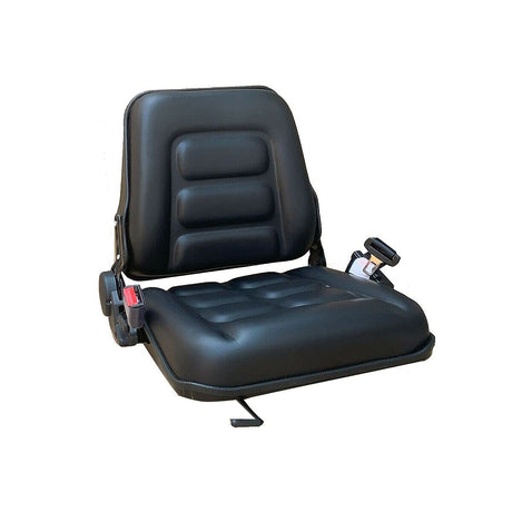 CDZHLTG Universal Forklift Seat Waterproof Forklift Suspension Seat with Safety Belt Adjustable Forklift Seat for Tractor Loader Excavator Forklift Black CDZHLTG