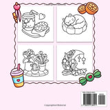 Sweet Relax: Coloring Book for Adults and Teens Featuring Bold and Easy Designs of Animals, Flowers, Cute Things, and More For Relaxation Majosta