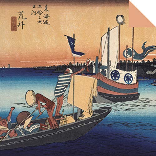 Origami Paper 200 sheets Hiroshige Prints 6 3/4" (17 cm): High-Quality Double Sided Origami Sheets With 12 Different Woodblock Prints (Instructions for 6 Projects Included) - WoodArtSupply