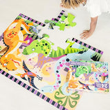 Melissa & Doug Dinosaur Dawn Jumbo Jigsaw Floor Puzzle (24 pcs, 2 x 3 feet) - FSC Certified Melissa & Doug