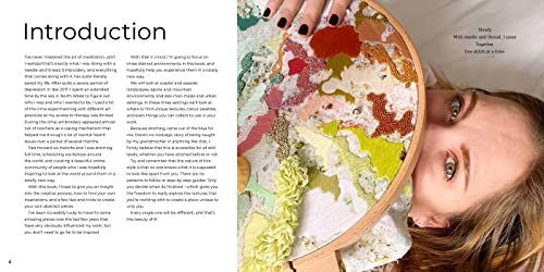 Abstract Embroidery: Slow stitching with texture, colour and creativity WoodArtSupply
