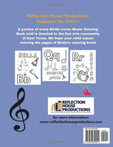 Birdie Loves Music Coloring Book for Kids WoodArtSupply