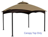 Replacement Canopy Top for Lowe's 10' x 12' Gazebo #TPGAZ17-002C (Golden Brown Canopy Top Only) ALISUN