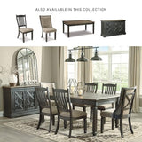 Signature Design by Ashley Tyler Creek 20" Dining Room Upholstered Chair, 2 Count, Antique Black Signature Design by Ashley