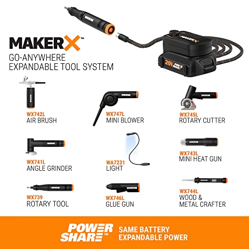 Worx WX997L MAKERX Crafting Tool Deluxe Combo Kit WORX