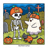 Spooky Vibes: Coloring Book for Adults and Teens with Cute Creepy Characters and Hygge Scenes, Easy and Cozy Designs for Relaxation and Stress Relief (Spooky - Cute - Easy Coloring) WoodArtSupply