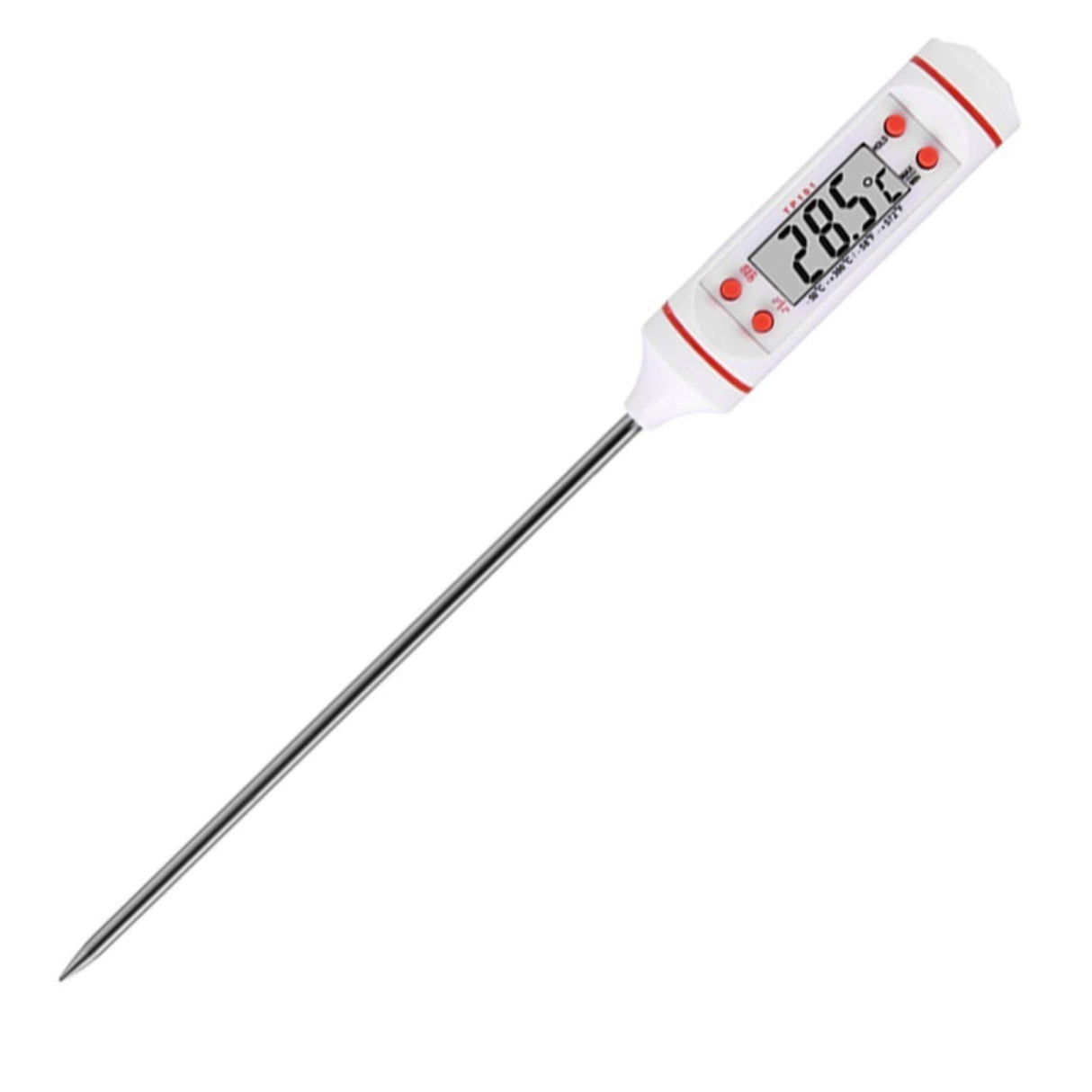 Cooking Thermometer, Kitchen Electronic Digital Thermometer Food Probe for Meat Water Milk - Black Gaweb