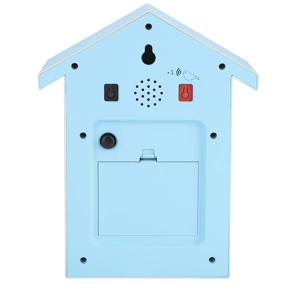 Coo Coo Clock, Bird Clock Sings on Hour Cuckoo Clock Modern Wall Clock with Sounds on Time Alarm Creative Pendulum Clock Hanging Gifts for Kids Grandfather Home Living Room Kitchen Office Decoration Tiiyee