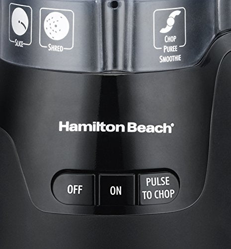 Hamilton Beach Stack & Snap 4-Cup Mini Food Processor & Vegetable Chopper, 250 Watts, for Slicing, Shredding, and Puree, Black (70510) Hamilton Beach