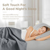 Sophia & William Bed Quilt Bedspread Coverlet - Reversible, Lightweight - Queen Size, Iron Grey Sophia & William