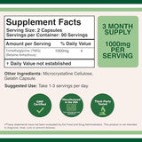 Double Wood Supplements TMG Trimethylglycine Supplement 1,000mg Per Serving, 180 Capsules (TMG Supplements for Homocysteine Control) Genuine TMG with Fishy Smell, Gluten Free, Non-GMO Double Wood Supplements