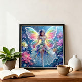 DOMROM Diamond Painting Kits, Fairy 5D Diamond Art Kits,Gem Art Painting with Diamonds Dots, Arts and Crafts for Beginners Adult Gift Wall Decor 12 x 12inch DOMROM
