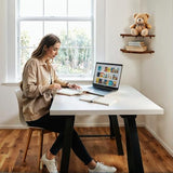 Demigo Corner Shelf Wall Mount, Set of 2 Solid Acacia Wood 10.3 x 16.5 inches Floating Corner Shelves, Smooth - Durable - Attractive Corner Shelves for Bedroom Living Room Bathroom Kitchen Demigo