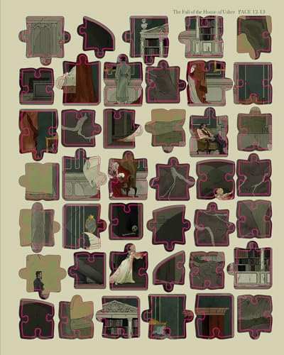 Sticker Jigsaw: The Edgar Allan Poe Collection WoodArtSupply