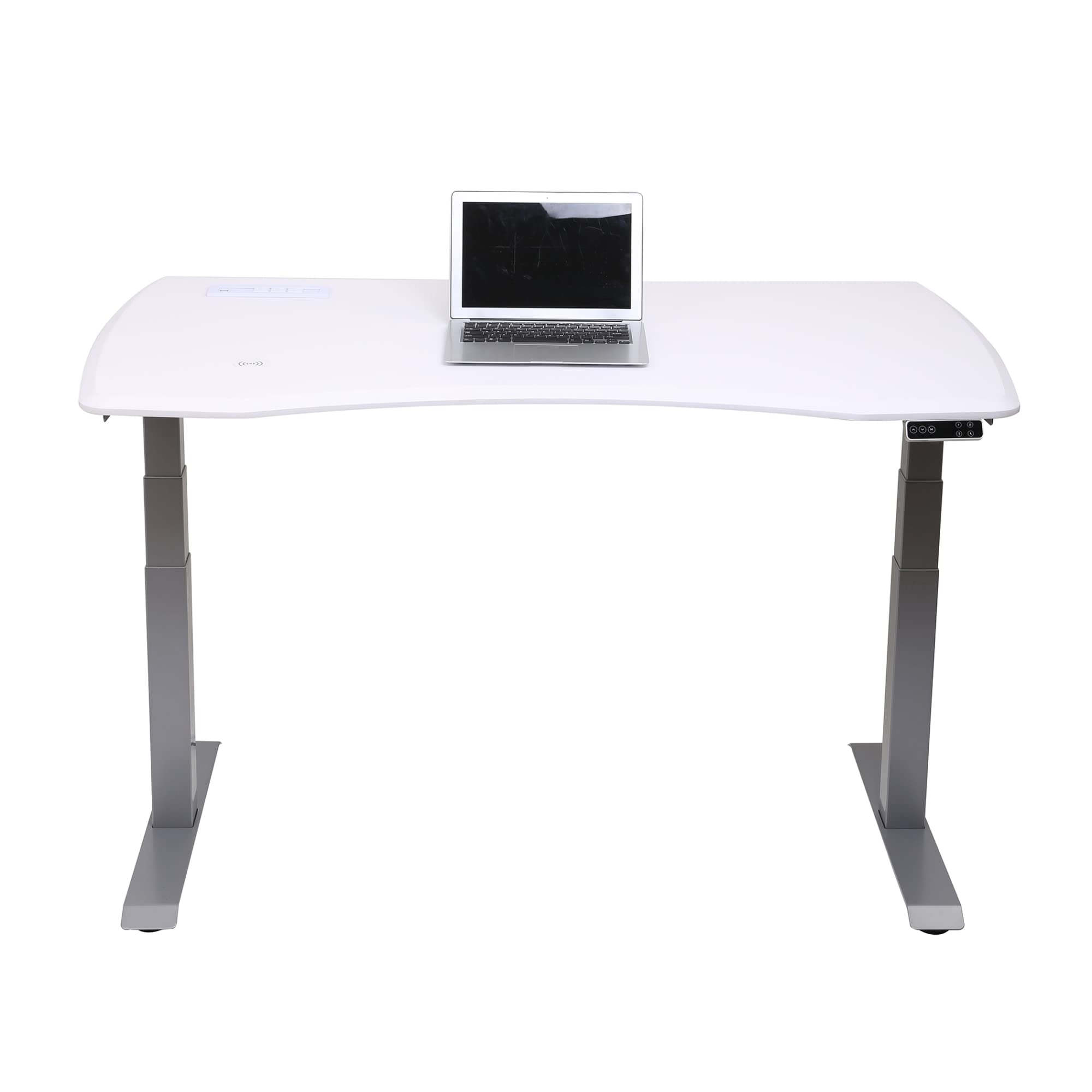 WorkPro Electric Height-Adjustable Standing Desk with Wireless Charging, 60" - Thumbnail 5
