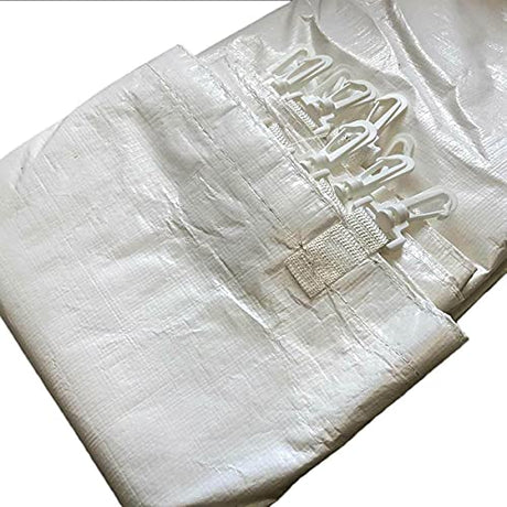 Moose Supply 20' x 40' Economy Sidewall Kit for Canopy Tent, Complete Set of (6) White 20' Foot Heavy Duty Side Walls for 8' Foot Height Party Frame and Outdoor Canopy Pole Tents, Tent Not Included Moose Supply