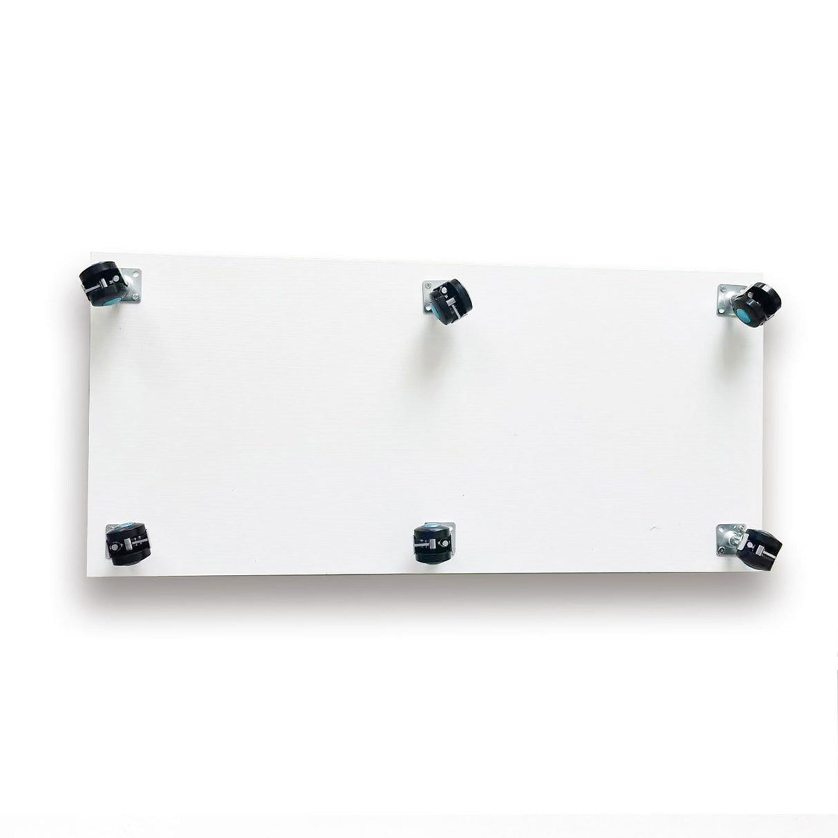 Mcltopz 5 Shelves Glass Display Cabinet with Bluetooth LED Light Strip, 2-Door Floor Standing Curio Cabinet with Universal Wheel&Lock&Mirror Back Panel, White Glass Bookshelf for Collections, Wood Top Mcltopz