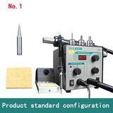 QUICK 706W + Heat Gun Soldering Iron Professional Soldering Kit with Adjustable Airflow Precision Temperature Control and Automatic Cool Air Function soldering station for rework desoldering Tasks SANQIANLI