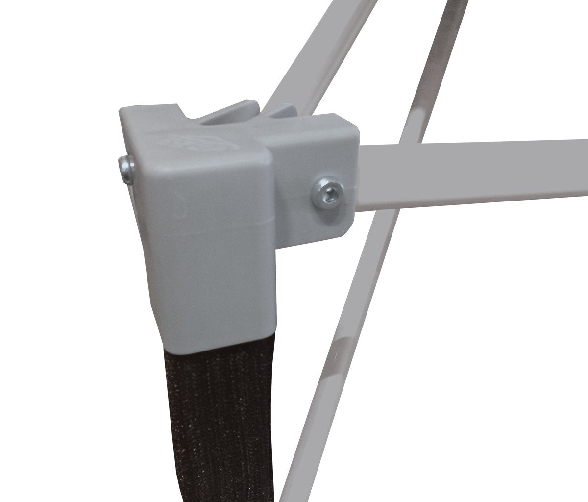 E-Z UP Ambassador Instant Pop Up Canopy Tent, 10' x 10', Roller Bag and 4 Piece Spike Set, White E-Z UP