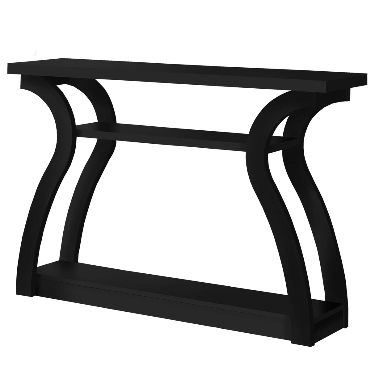 Monarch Specialties I CONSOLE TABLE, BLACK Monarch Specialties