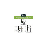 Bush Business Furniture Move 60 Electric Ergonomic Sit-Stand Computer Table for Home and Professional Office, 72W x 30D, Black Walnut Bush Business Furniture