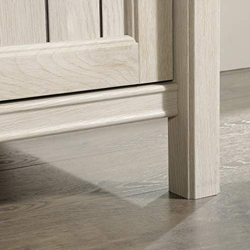 Sauder Costa 2 Drawer Lateral File Cabinet with Lock for Home Office, in Chalked Chestnut Sauder