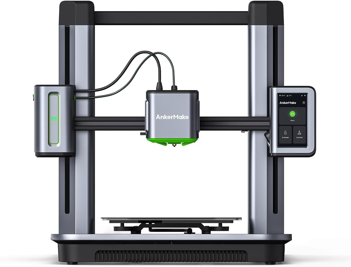 AnkerMake M5 3D Printer, High-Speed, Speed Upgraded to 500 mm/s, Fast Mode, Smooth Detail, Intuitive Control, Error Detection with AI Camera, Auto-Leveling (Renewed) - WoodArtSupply