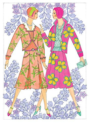 Creative Haven Art Deco Fashions Coloring Book (Adult Coloring Books: Fashion) Dover Publications