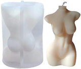 Silicone Human Body Mold, Resin Candles Molds, Homemade 3D Mould for Making DIY Soap,Candle, Chocolate, Plaster, Art Craf (Woman) JINZOFLY