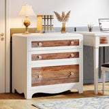 Tribesigns File Cabinet with 3 Drawers, Wood Lateral Filing Cabinet for A4/Letter/Legal Size, Office Storage Cabinet Printer Stand for Home Office Tribesigns