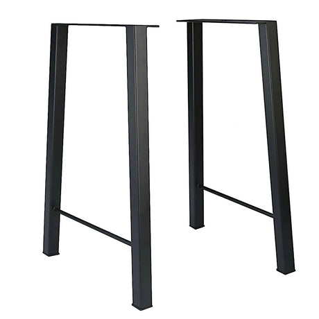 TENGCHANG 2 PCS 28'' Industry Trapezoid Dinning Table Legs Metal Steel Desk Legs DIY Furniture TENGCHANG
