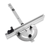 Precision Miter Gauge, Miter Gauge for Table Saw, with Miter Gauge Fence and Limit Stopper, 140° Angle Stops, Adjustable for Bandsaw Router Table, 250mm x 300mm WoodArtSupply