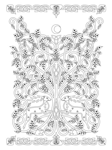 Creative Haven Celtic Nature Designs Coloring Book (Adult Coloring Books: World & Travel) Dover Publications