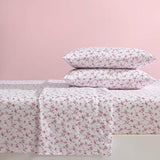 Betsey Johnson - Twin XL Size Sheet Set, Ultra-Soft Bedding with Smooth & Silky Feel, Deep Pockets, Bed Sheets with Matching Fitted Sheet & Pillowcases (Floral Toile Pink) Betsey Johnson