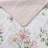 Laura Ashley - Twin Quilt Set, Soft Cotton Bedding with Reversible Design, Lightweight Bedding for Year Round Comfort, 2 Piece Bed Set with Matching Pillowcase (Honeysuckle Pink) Laura Ashley