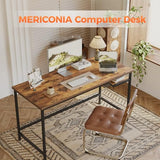 Mericonia Computer Desk 48 X 24 inch, Gaming Desk for Small Spaces, Modern Simple Style Table for Home Office, Study Student Writing Table Mericonia
