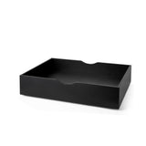 DormCo The Storage MAX - Underbed Wooden Organizer with Wheels - Black DormCo