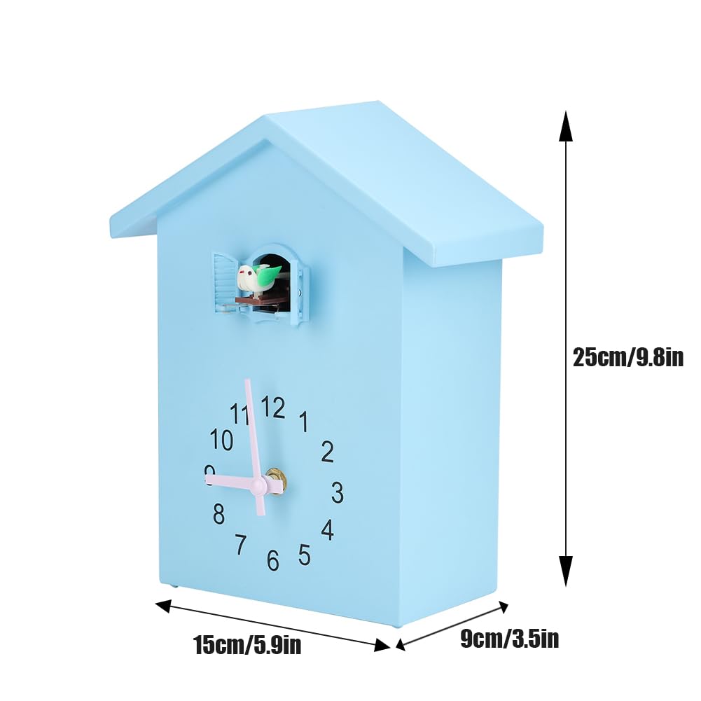 Coo Coo Clock, Bird Clock Sings on Hour Cuckoo Clock Modern Wall Clock with Sounds on Time Alarm Creative Pendulum Clock Hanging Gifts for Kids Grandfather Home Living Room Kitchen Office Decoration Tiiyee