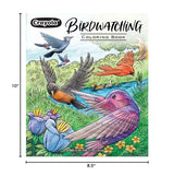 Crayola Bird Coloring Book (40pgs), Adult Coloring Pages, 8.5 x 10, Stress Relieving Coloring, Mindfulness Activity for Adults Crayola