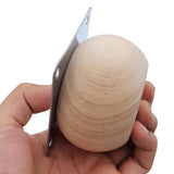 Btibpse 2 Inch Wooden Bun Feet Sofa Replacement Parts Round Furniture Legs Unfinished Sofa Couch Chair Ottoman Replacement Legs Solid Wood Cabinet Legs Set of 4 (2 inch Unfinished) Btibpse