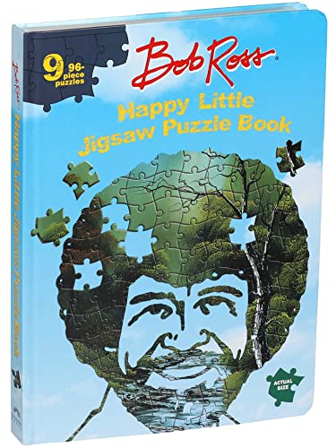 Bob Ross Happy Little Jigsaw Puzzle Book (Jigsaw Puzzle Books) Thunder Bay Press