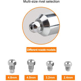 LSLANSOON Rivet Gun Adapter Kit with Handle Grip Riveter Drill Attachment Riveting Hand Tool Insert Nut for Cordless Electric Power Drill LSLANSOON