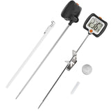 10 Inch Long Digital Candy Thermometer with Pot Clip,Deep Fry Thermometer,Rotating Display, Best Instant Read Food Meat Thermometer for Candy Making or Deep Frying efengcook