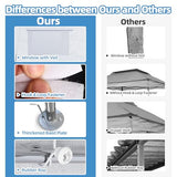 Bezseller 12x20 FT Heavy Duty Carport Canopy with Roll-Up Windows & Doors, Car Tent Portable Garage with All-Season Tarp for Cars, Boat, Trucks, White Bezseller